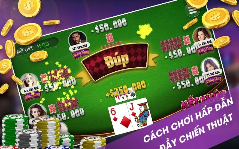 Đánh bài catte online đẳng cấp với đa dạng bàn đấu